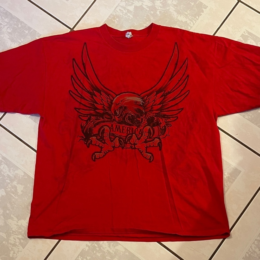 Vintage Subaru Red Winged Graphic Tee
